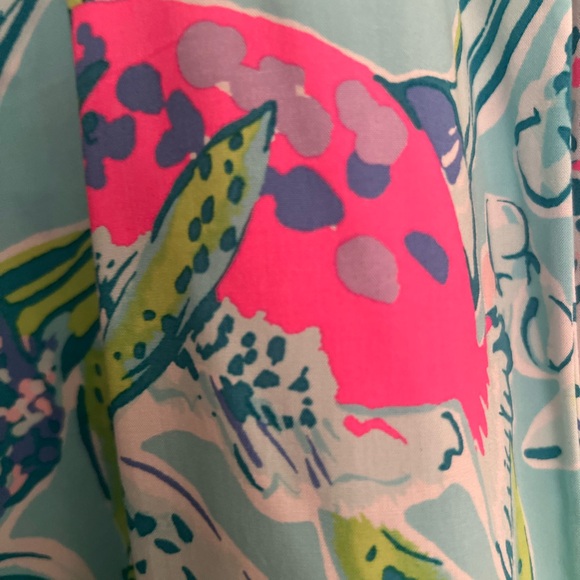 Lily Pulitzer pull on palazzo pant bal harbor print - Picture 2 of 7